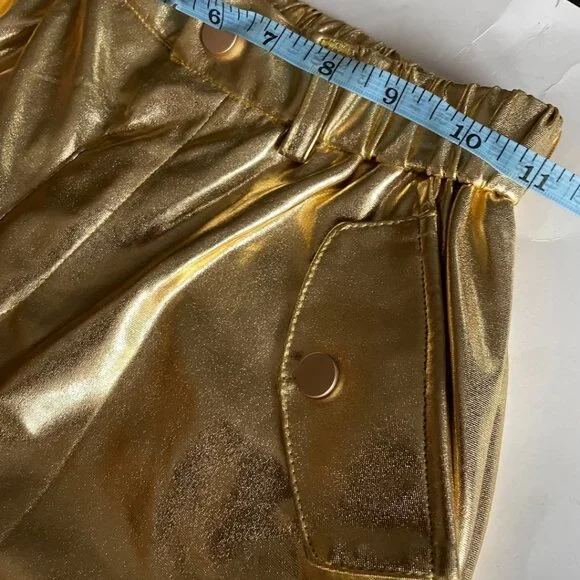 Metallic Gold Pants - Picture 9 of 9